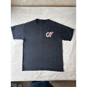 Odd Future Black Distressed Graphic T Shirt - Size Medium | Grunge